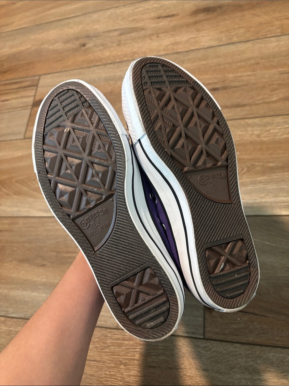 Purple High Top Converse NWOT - Picture 4 of 5